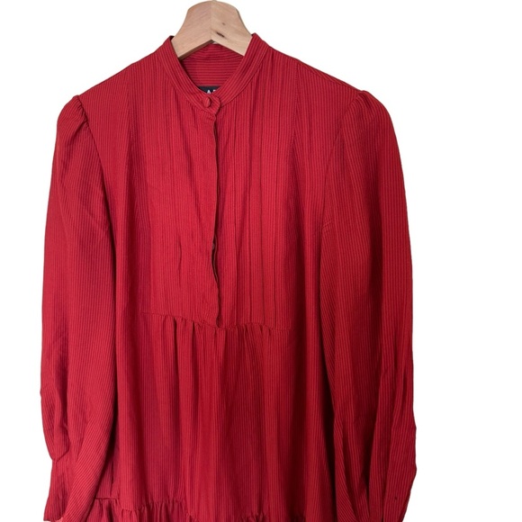 A.P.C. Jones Dress Red Dress Size XS - Picture 3 of 7